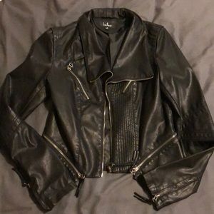Vegan leather jacket